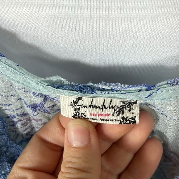 Free People intimately Slip My Mind Printed Trapeze Dress size Small - Picture 6 of 8